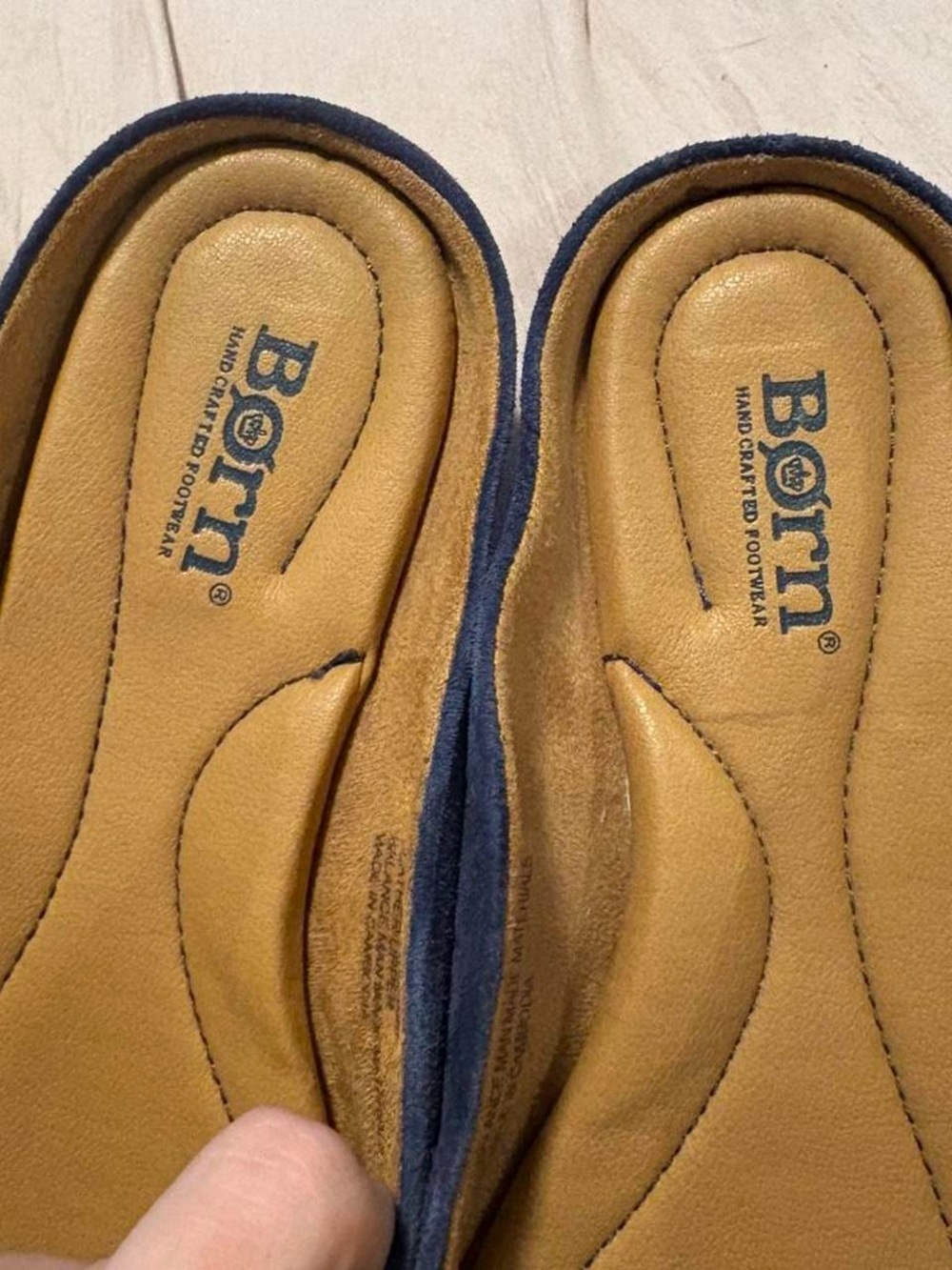 Brand new Born blue suede granola girl boho mules 6.5 - Picture 6 of 6